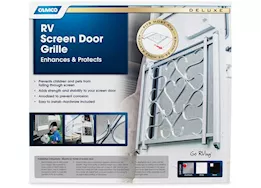 Camco Screen Door Deluxe Grille - Silver