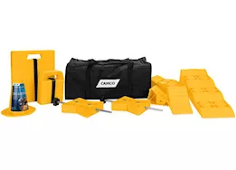 Camco Rv stabilization kit w/duffle, deluxe
