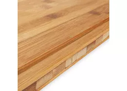 Camco Bamboo cutting board w/counter edge, 18in x 14in