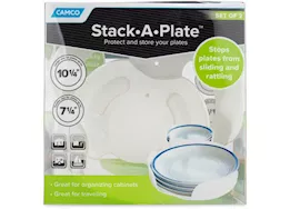 Camco Stack-a-plate, bright white