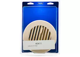 Camco Ceiling vent, a/c, fixed louvers, beige