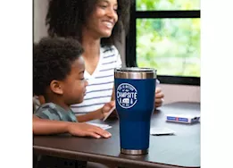 Camco Life is better at the campsite - tumbler, painted navy, 30oz