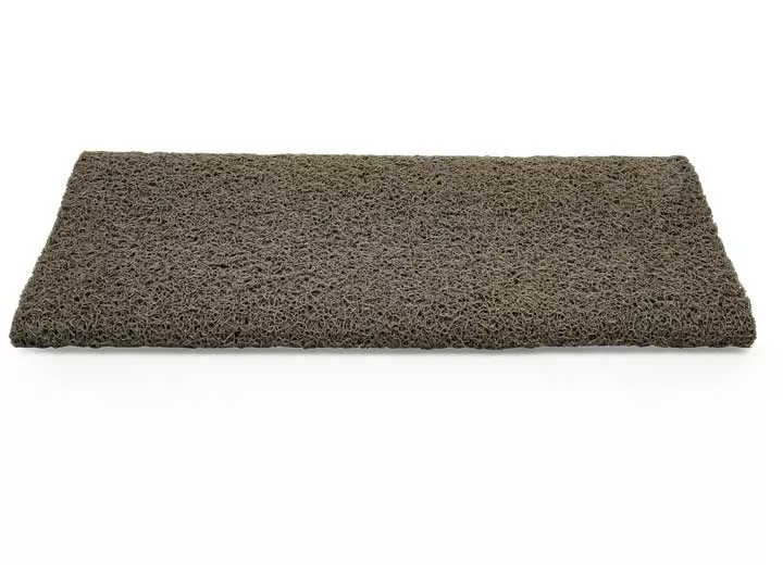 Camco Premium Wrap Around RV Step Scrub Rug - 23" Wide Gray