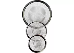 Camco Sink strainers asst 3 pk. ss