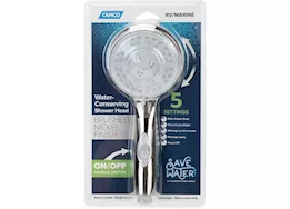 Camco Shower head-brushed nickel (e)