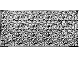 Camco Open Air Reversible Outdoor Mat - 8' x 16' Charcoal Swirl