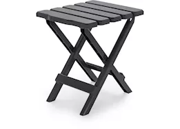 Camco Adirondack Folding Side Table - Charcoal, 14"W x 12"D x 15"H
