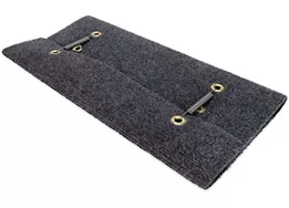 Camco RV Wrap Around Step Rug - 18" Wide Gray