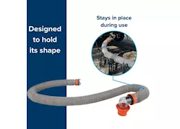 Camco Rhinox, 20 sewer hose kit, w/4n1, elbow, caps (e/f)