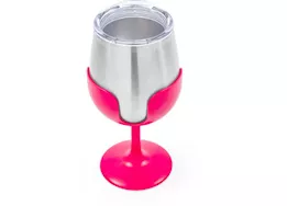 Camco Life Is Better At The Campsite Wine Tumbler Set - Pink/Blue