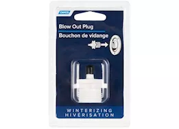 Camco Blow Out Plug - Plastic, White