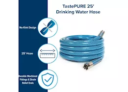 Camco TastePURE Premium Drinking Water Hose - 25 ft. 5/8" ID