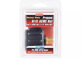 Camco lp black acme nut x 1/4in npt, ccsaus, clamshell