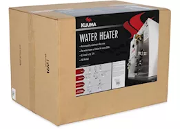 Camco 11 gal electric water heater, 240v (l1&l2 wiring) front heat exch,side mount