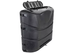 Camco RV Propane Tank Cover for two 20 lb. or 30 lb. Steel Tanks – Black|40539