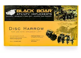 Black Boar ATV Disc Harrow Implement