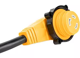 Camco PowerGrip Extension Cord - 50 ft. 30 Amp Male to 30 Amp Female Locking Adapter