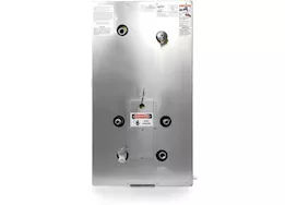 Camco 20 gal electric water heater, 120v front heat exch,vert,btmmt