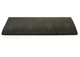 Camco Premium Wrap Around RV Step Single Rib Rug - 23" Wide Gray