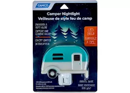 Camco Retro rv nightlight, blue, e/f