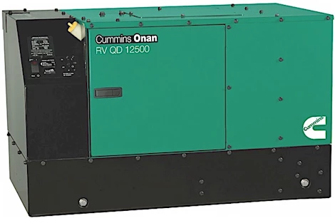 Cummins/Onan Ao55e844 rv qd 12500 - 12500 watt 120/240v sgl phase 60hz fixed mount diesel generator Main Image