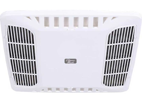 Airxcel-Coleman Deluxe non-ducted plenum kit, no control box, down louvers, white Main Image