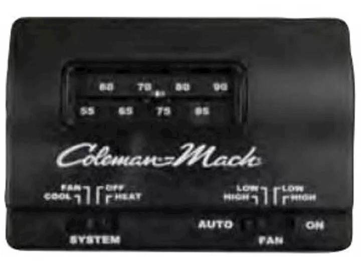 Coleman-Mach Analog heat/cool, black