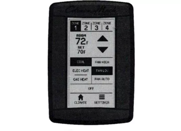 Coleman-Mach Rvc zone wall thermostat-black