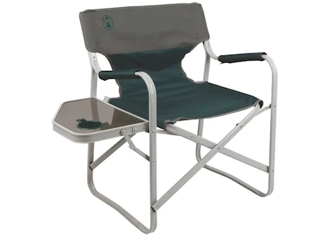 Coleman Outdoor CHAIR DECK W/TABLE LES GREEN C003