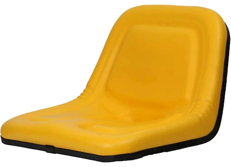 Concentric DELUXE HIGH-BACK STEEL PAN SEAT, YELLOW