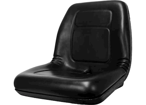 Concentric PVC HIGH-BACK SEAT, USES BOLT-IN OPS SWITCH, BLACK