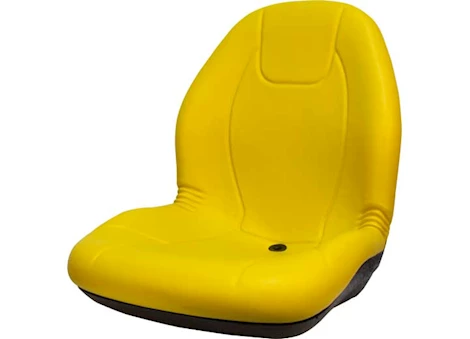 Concentric PVC ULTRA HIGH-BACK SEAT, BOLT-IN OPS HOLE, BLACK