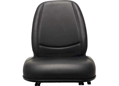 Concentric PREMIUM SEAT, HIGH BACK, SLIDE RAIL, VINYL, BLACK