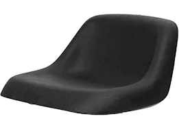 Concentric Pvc low-back seat, uses bolt-in ops switch, black