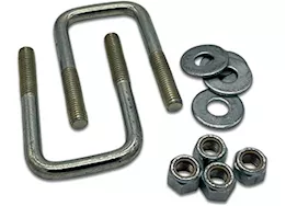 Carry-on Trailer U-bolt kit - 1/2in
