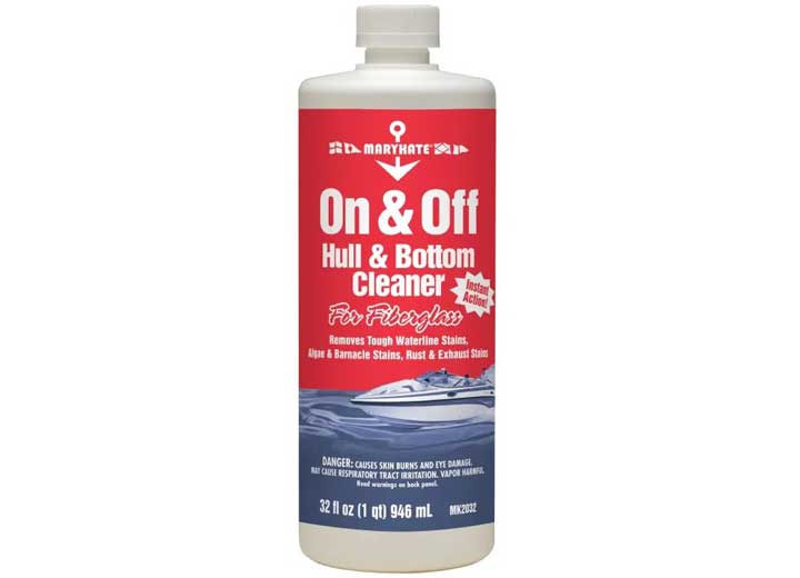 CRC Industries ON & OFF HULL & BOTTOM CLEANER, 32 FL OZ