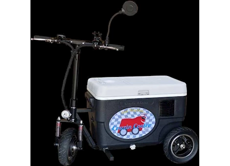 CRUZIN COOLER ELECTRIC 3 WHEEL SCOOTER 800 W MOTOR W/48V 18AH LIFE PO BATTERY SYSTEM