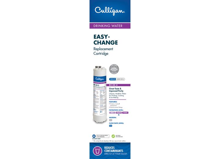 Culligan International ADVANCED REPLACEMENT CARTRIDGE FOR US-EZ, IC-EZ, AND RV-EZ SYSTEMS