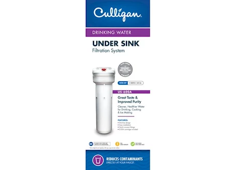 Culligan International UNDER SINK 3/8IN DIRECT CONNECT FILTRATION SYSTEM FOR KITCHEN FAUCET