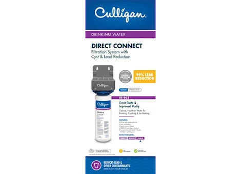 Culligan International DIRECT CONNECT QUICK CHANGE PREMIUM FILTRATION SYSTEM