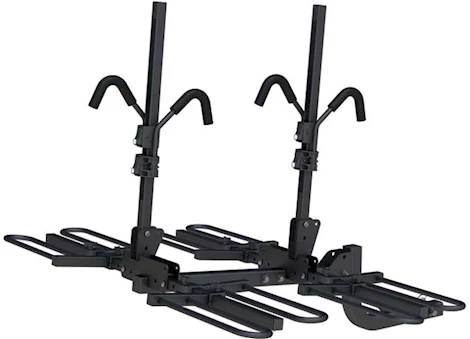 TRAY STYLE HITCH MOUNTED 2-4 BIKE RACK (FITS 2IN RECEIVERS)