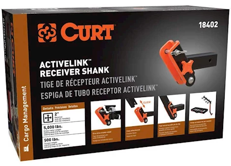 Curt Manufacturing Activelink 2in receiver shank Main Image