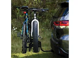 Curt Manufacturing Tray style hitch mounted 2 bike rack (fits 1 1/4in or 2in receivers)