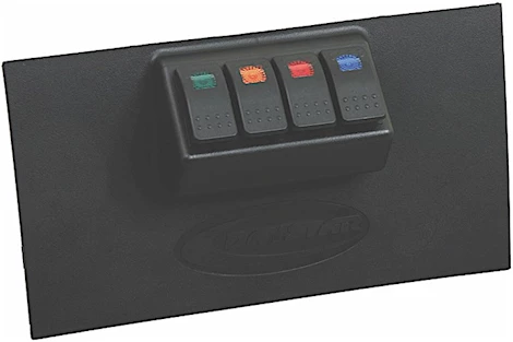 07-10 JK WRANGLER 2/4WD LOWER SWITCH PANEL, INCLUDES 4 SWITCHES