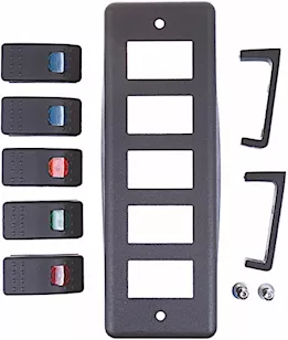 Daystar International Switch pod; roll bar mount with (5) switches