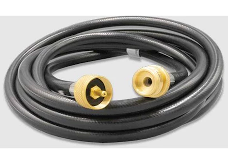 Dicor 12ft lp gas extension hose, 1/4in id, male 600(1in-20) x fem 600(1in-20) Main Image