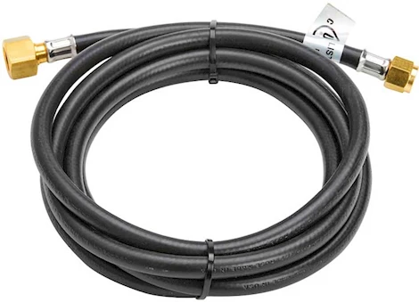Dicor 144IN LP GAS HIGH PRESSURE HOSE -1/4IN I.D., 3/8IN FPT X 3/8IN FEMALE FLARE SWIVEL (HANG TAGGED)