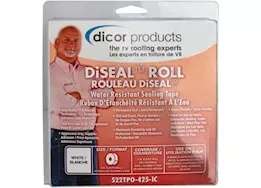 Dicor Diseal sealing tape 4in x 25ft white roll