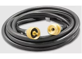 Dicor 12ft lp gas extension hose, 1/4in id, male 600(1in-20) x fem 600(1in-20)