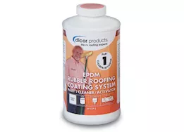 Dicor Products Cleaner/Activator (Part 1) for EPDM Rubber Roofing - 1 Quart